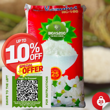 Load image into Gallery viewer, Fast & Free Delivery: Same-Day/Next-Day (Metro Manila & Nearby) | BIGAS2GO Jasmine Fragrant Rice 25kg | Premium, Aromatic Bigas Padala | 10% Off QR Code Payment