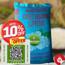 Load image into Gallery viewer, Fast & Free Delivery: Same-Day/Next-Day (Metro Manila & Nearby) | BIGAS2GO Sweet Hasmine Rice 25kg | Aromatic, Premium Quality, Fresh Bigas Padala | 10% Off QR Code Payment