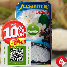 Load image into Gallery viewer, Fast (Metro Manila Delivery Only Shipping Fee Included) BIGAS2GO Batchelor Pure Jasmine Rice 25kg Bigas Padala Delivery
