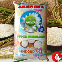 Load image into Gallery viewer, Fast (Metro Manila Delivery Only Shipping Fee Included) BIGAS2GO Jasmine Super Dinorado Mindoro Rice 25kg Bigas Padala Delivery
