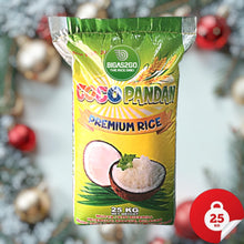 Load image into Gallery viewer, Fast &amp; Free Delivery: Same-Day/Next-Day (Metro Manila &amp; Nearby) | BIGAS2GO Coco Pandan Rice 25kg | Premium, Aromatic Bigas Padala | 10% Off QR Code Payment
