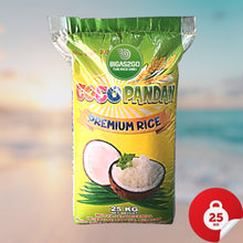 Load image into Gallery viewer, Fast &amp; Free Delivery: Same-Day/Next-Day (Metro Manila &amp; Nearby) | BIGAS2GO Coco Pandan Rice 25kg | Premium, Aromatic Bigas Padala | 10% Off QR Code Payment
