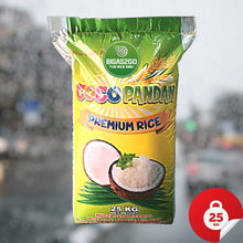 Load image into Gallery viewer, Fast &amp; Free Delivery: Same-Day/Next-Day (Metro Manila &amp; Nearby) | BIGAS2GO Coco Pandan Rice 25kg | Premium, Aromatic Bigas Padala | 10% Off QR Code Payment
